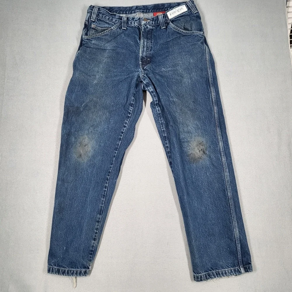 Dickies FR Flame Resistant Carpenter Jeans Men's 36x32 Blue Workwear